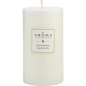 MEDITATION AROMATHERAPY by Mediation Aromatherapy 2.75 X 5 inch PILLAR AROMATHERAPY CANDLE. COMBINES THE ESSENTIAL OILS OF PATCHOULI & FRANKINCENSE