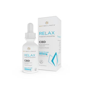 Sky Wellness CBD Relax Oil Drops 500mg Tropical Smoothie