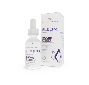 Sky Wellness CBD Sleep Oil Drops 1000mg + CBN + Melatonin