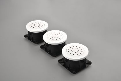 Concealed Installation Body Jet Shower Spa Square Massage Jets Spray Body Shower Bodyspray (White - 3pcs)