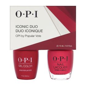 OPI by OPI Gel Color Soak-Off Gel Lacquer + Nail Lacquer - OPI by Popular Vote --2pcs