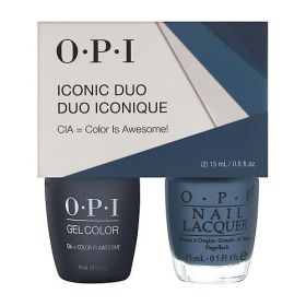 OPI by OPI Gel Color Soak-Off Gel Lacquer + Nail Lacquer - CIA=Color Is Awesome! --2pcs