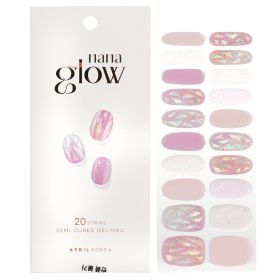 APRIL KOREA - Nanaglow Nail Sticker - # GN04 043088 20pcs