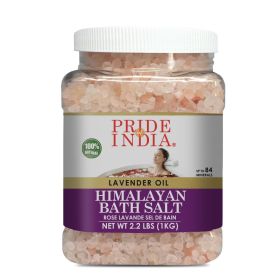 Himalayan Pink Bath Salt- Lavender 40 oz (2.5Lb) Jar