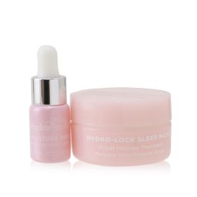 Dew You Mega Minis Kit: Moisture Reset Phytonutrient Facial Oil 0.1 oz + Hydro-Lock Sleep Mask 0.5oz