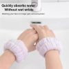 9 Pcs Of Reusable Spa Headbands, Wrist Washbands, and Face Wash Set