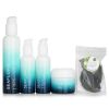 SEAFLORA - Organic Thalasso Skincare Set: Cleansing 120ml + Essence 50ml + Exfoliator 50ml + Moisturizer 50ml + Eye Mask 10pcs 784237 5pcs