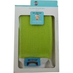 SPA ACCESSORIES by Spa Accessories SPA SISTER MIRACLE MITT - GREEN