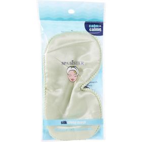 SPA ACCESSORIES by Spa Accessories SILK SLEEP MASK (CELERY)