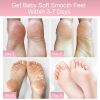 Foot exfoliating mask; suitable for dead skin and calluses; gentle foot care foot mask 2 pieces-rose