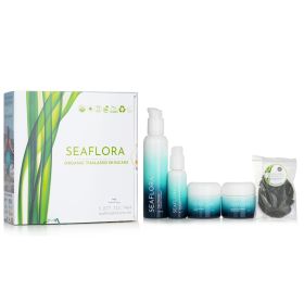 SEAFLORA - Graceful Anti-Aging Set: Cleanser 120ml + Polish 50ml + Treatment 30ml + Night Cream 50ml + Eye Mask 10pcs RGBAA01 /784435 5pcs