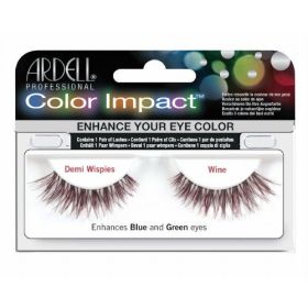 ARDELL Color Impact False Lashes (Color: Wine Demi Wispies)