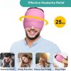 360¬∞ Massage Migraine Relief Hat Stress Relief Eye Mask Gel Hot Cold Therapy Headache Pain Relief Cap  Ice Head Wrap for Headache and Puffy Eyes