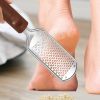 Professional Metal Foot Scrubber for Pedicure and Dead Skin Removal - Callus Remover and Shaver for Feet - Professional Rasp for Foot Care