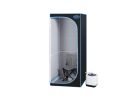 Full Size Portable Grey Steam Sauna tent‚ÄìPersonal Home Spa, with Steam Generator, Remote Control, Foldable Chair, Timer and PVC Pipe Connector Easy