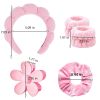 Sponge Spa Headband for Washing Face, Makeup Headbands Women Girls